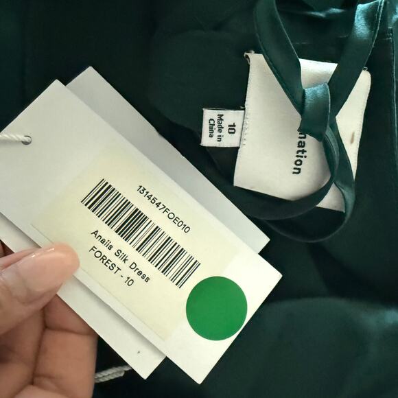 New Reformation Anaiis Silk Dress - Picture 5 of 5